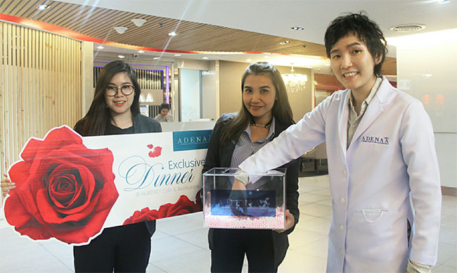 Announcing the names of the lucky winners of the exclusive ADENAA DINNER activity. Announcing the names of the lucky winners of the exclusive ADENAA DINNER activity.