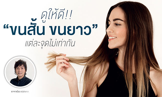 เส้นผมหรือเส้นขนทั้งสั้นและยาวเท่ากันหรือไม่ Magazine