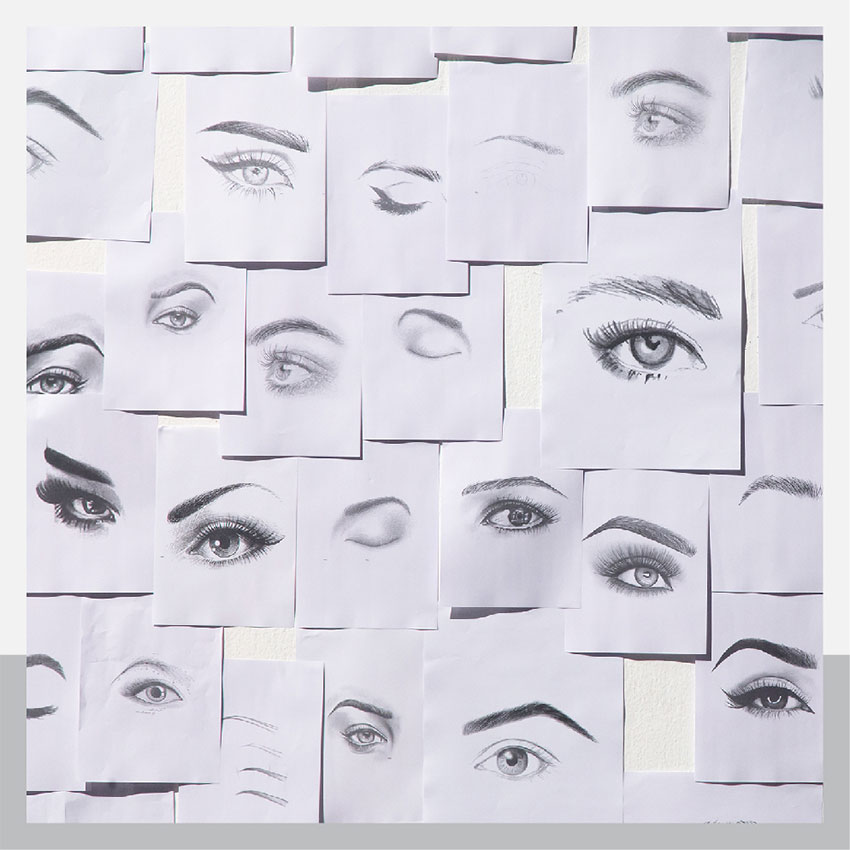 เพ้นท์คิ้ว 3 มิติ