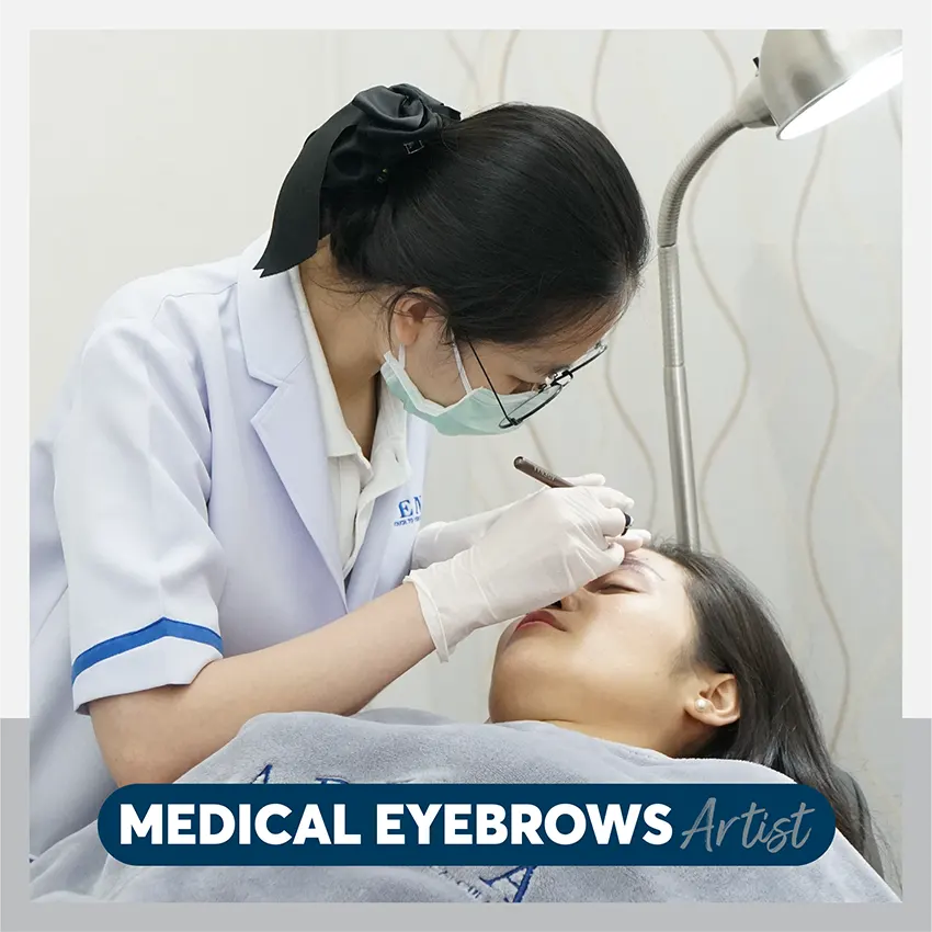 Eyebrow painting at Adenaa can be assured of safety.