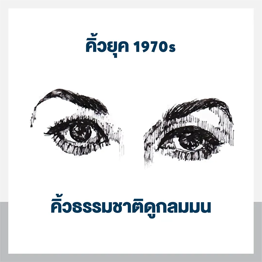 รูปแบบทรงคิ้ว