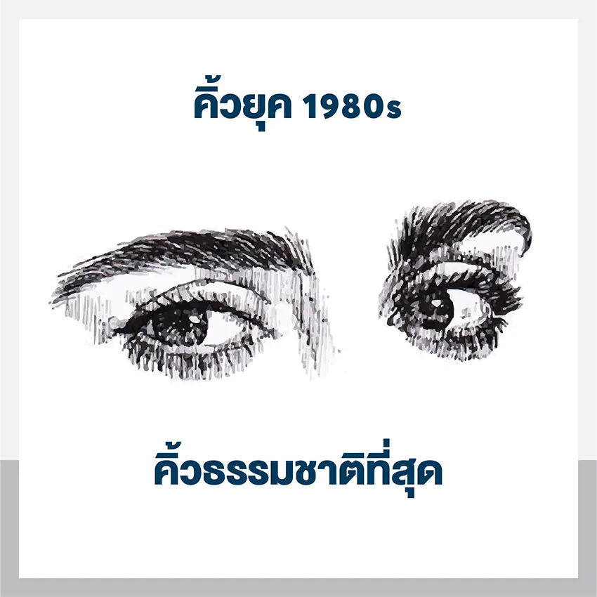 รูปแบบทรงคิ้ว