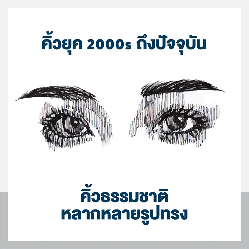 รูปแบบทรงคิ้ว