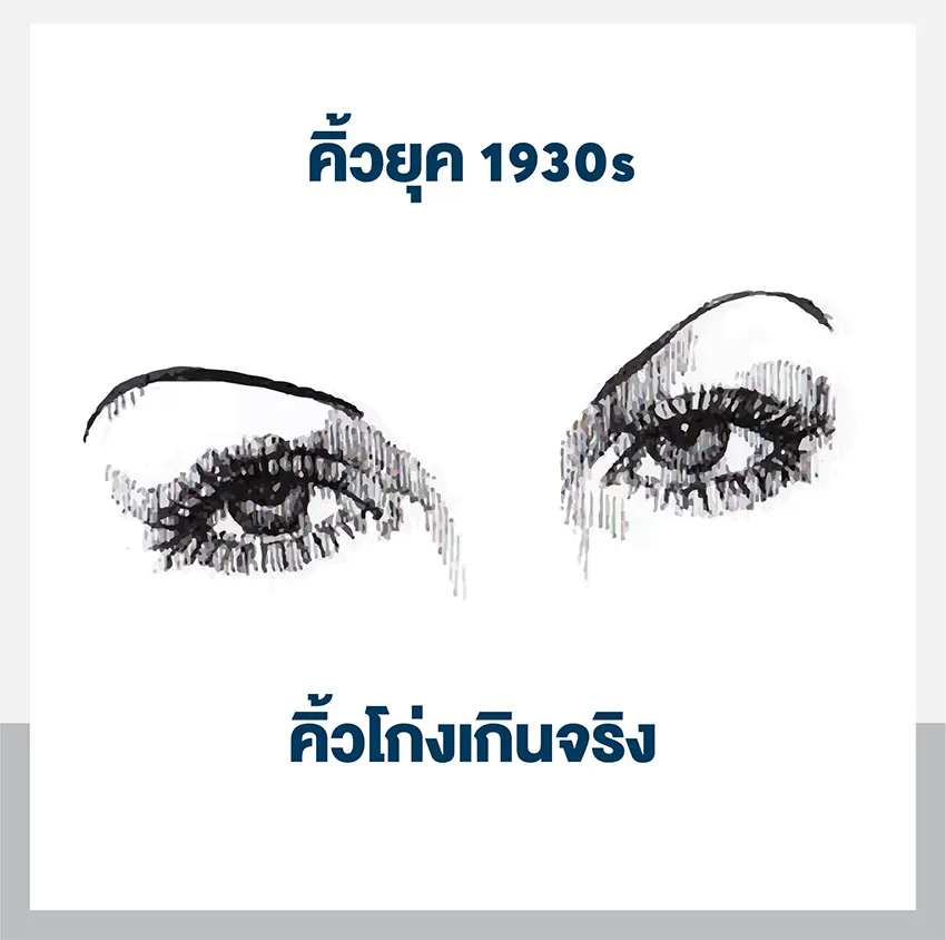 รูปแบบทรงคิ้ว