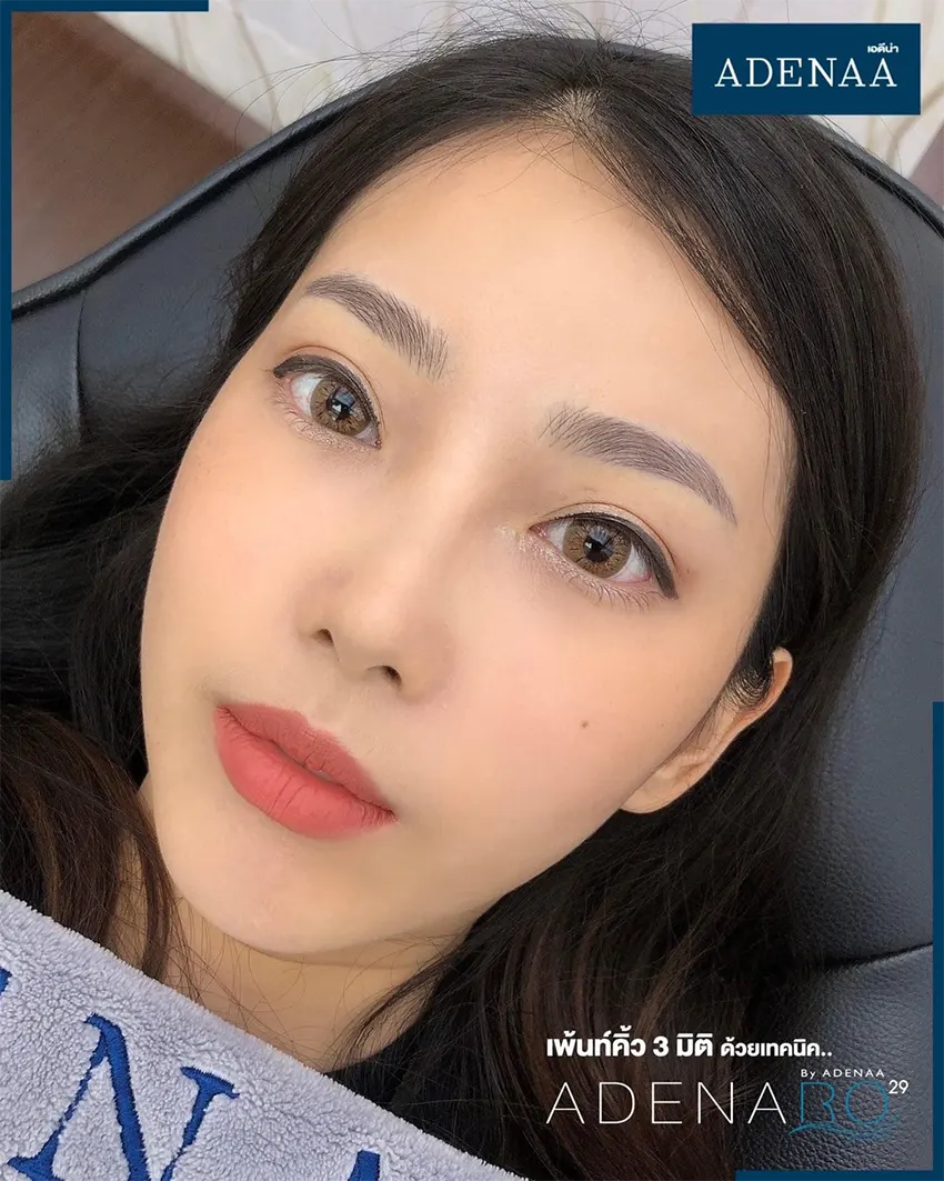 สักคิ้ว 6 มิติ